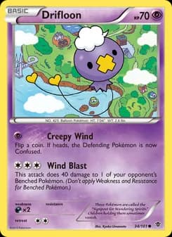 Drifloon card in English