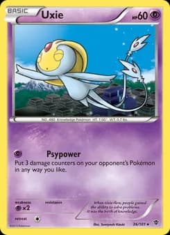 Uxie card in English