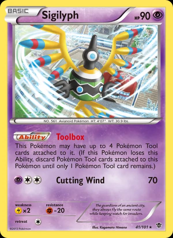 Sigilyph card in English