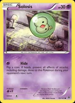 Solosis card in English
