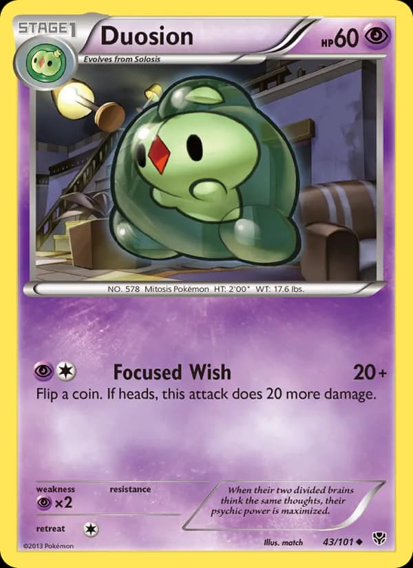 Duosion card in English