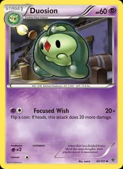 Duosion card in English