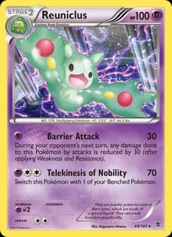 Reuniclus card in English