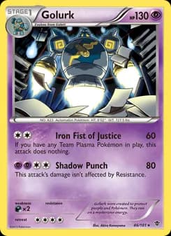 Golurk card in English