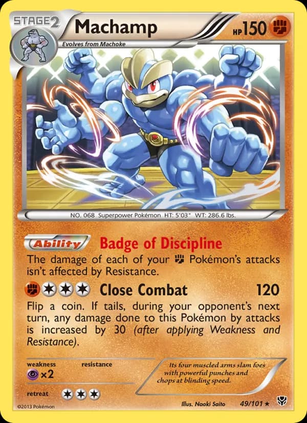 Machamp card in English