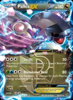 Palkia-EX card in English