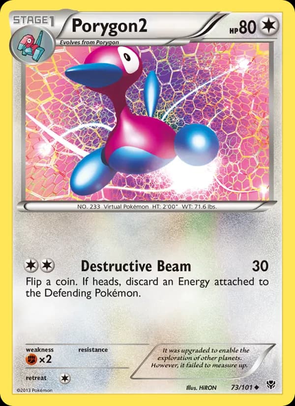Porygon2 card in English
