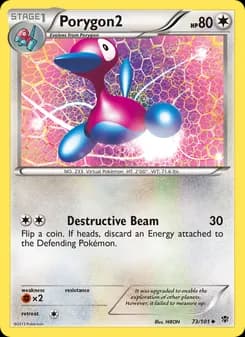 Porygon2 card in English