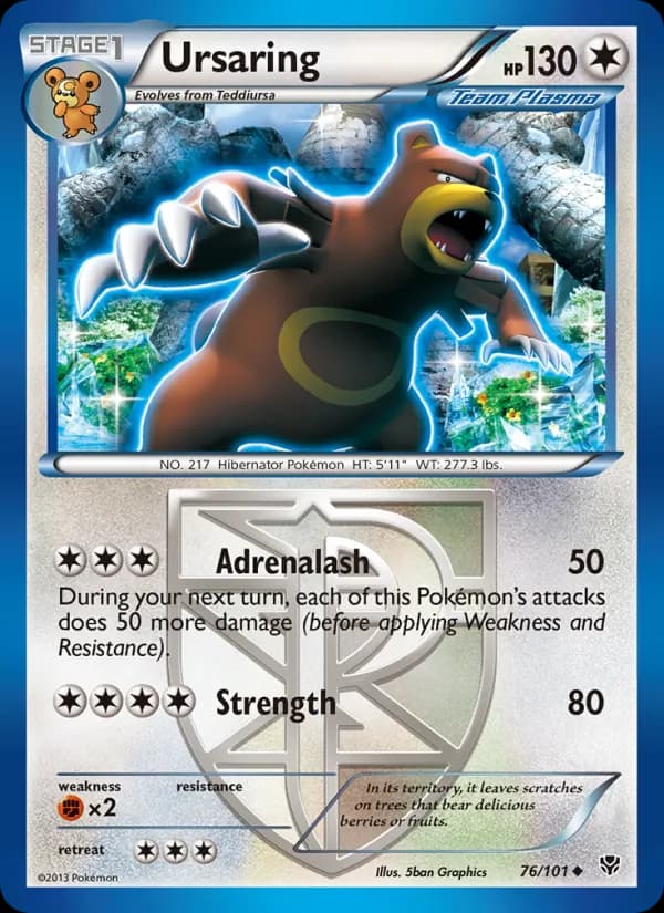 Ursaring card in English