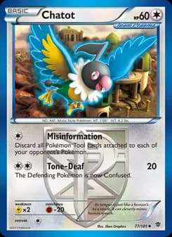 Chatot card in English