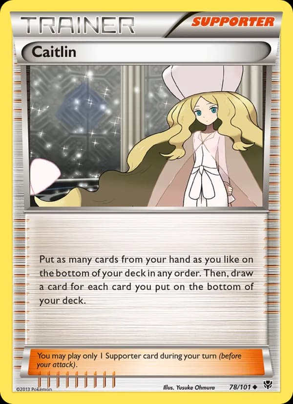 Caitlin card in English