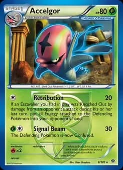 Accelgor card in English