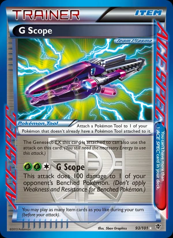 G Scope card in English