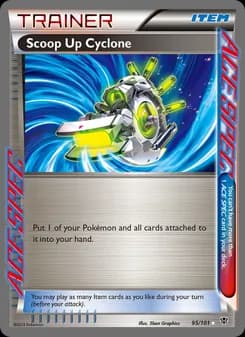 Scoop Up Cyclone card in English