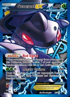 Genesect-EX card in English
