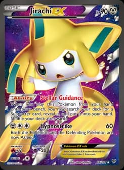Jirachi-EX card in English