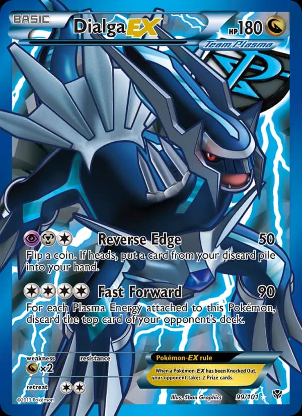 Dialga-EX card in English