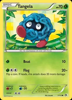 Tangela card in English