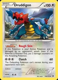 Druddigon card in English