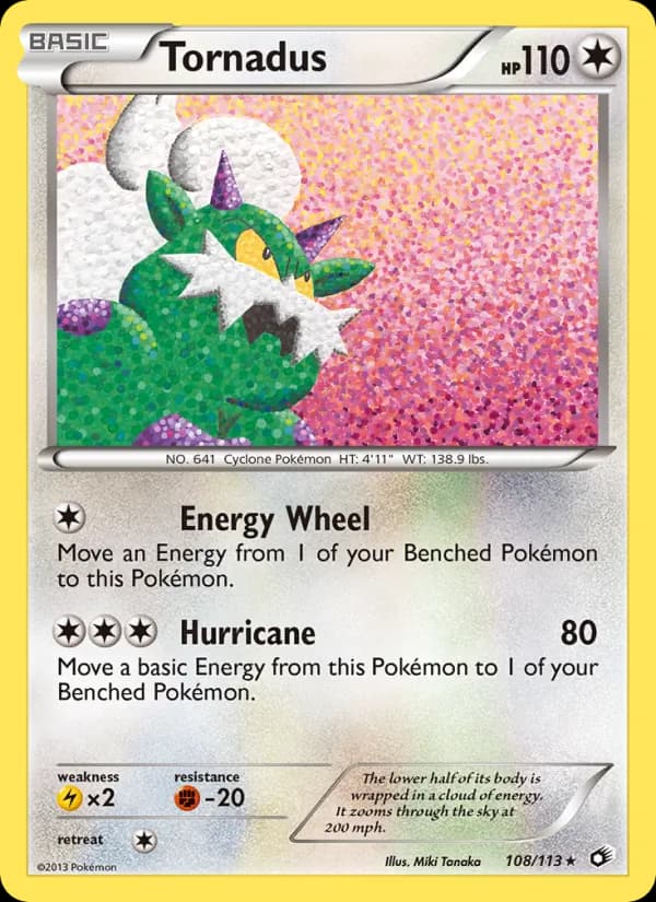 Tornadus card in English