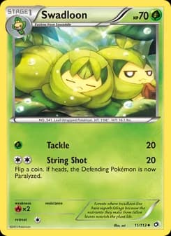 Swadloon card in English