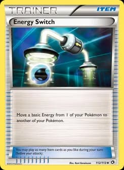 Energy Switch card in English