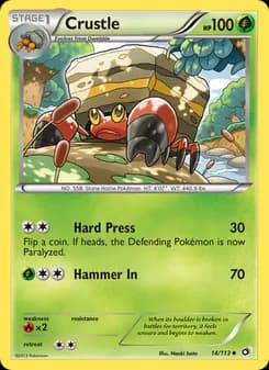 Crustle card in English