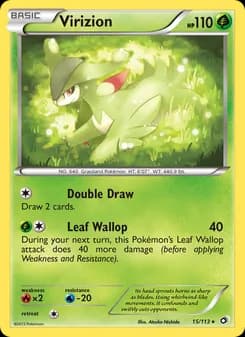 Virizion card in English