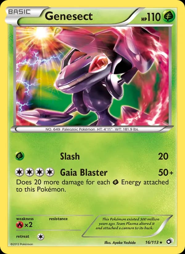 Genesect card in English