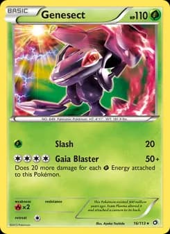 Genesect card in English