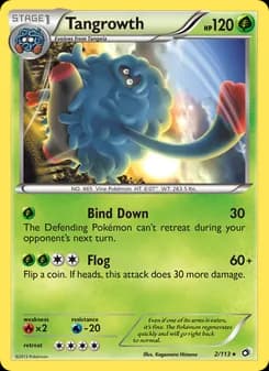 Tangrowth card in English