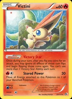Victini card in English