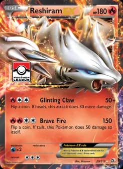 Reshiram-EX card in English