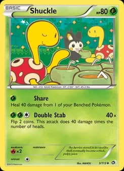 Shuckle card in English