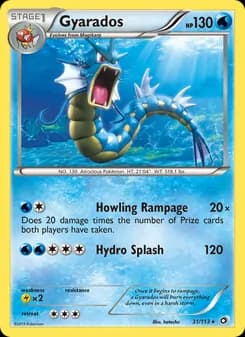 Gyarados card in English