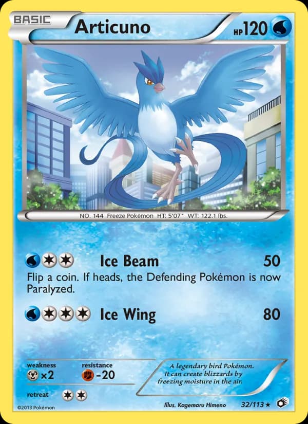 Articuno card in English