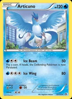 Articuno card in English