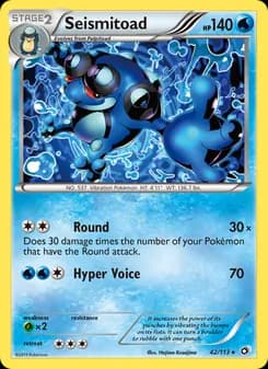 Seismitoad card in English