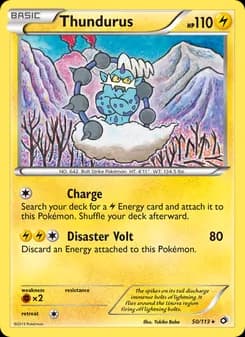 Thundurus card in English