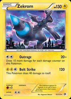 Zekrom card in English