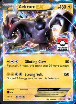 Zekrom-EX card in English
