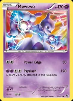 Mewtwo card in English