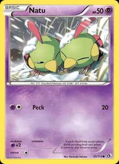 Natu card in English