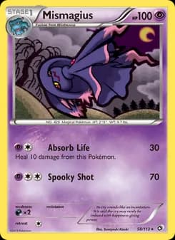 Mismagius card in English