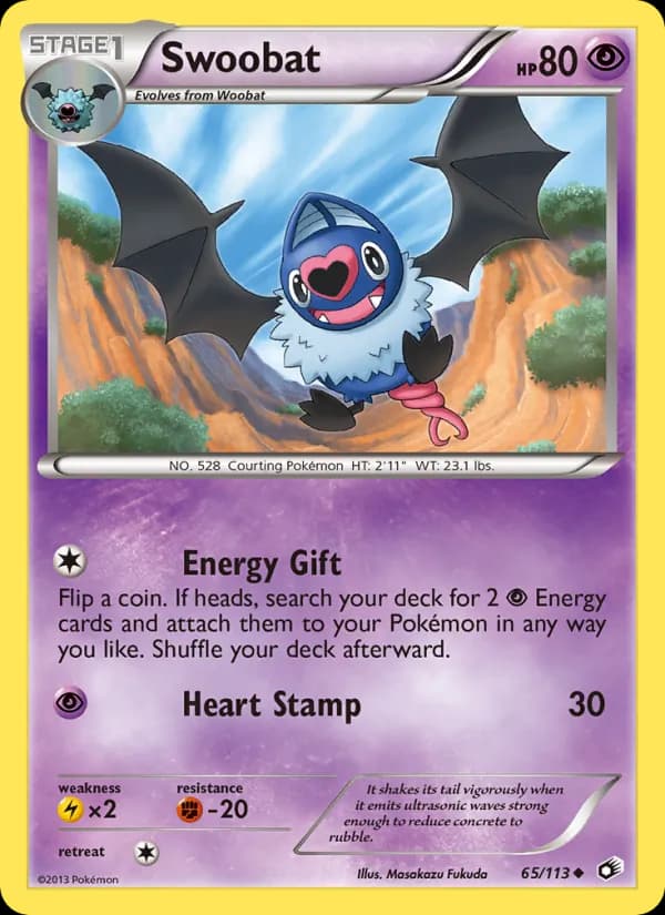Swoobat card in English