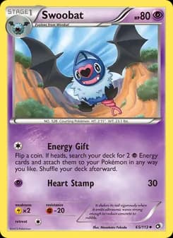 Swoobat card in English