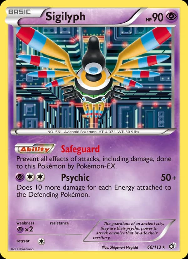 Sigilyph card in English