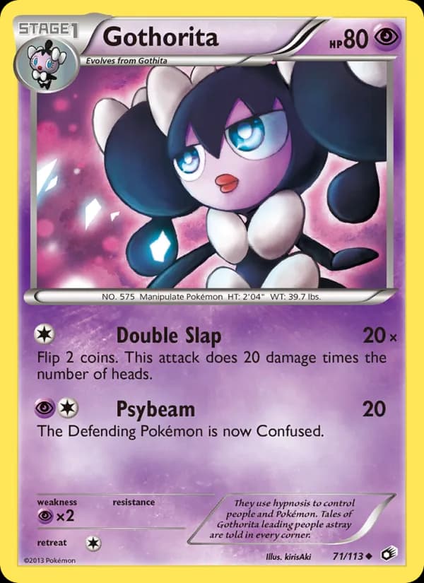 Gothorita card in English