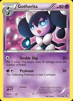 Gothorita card in English