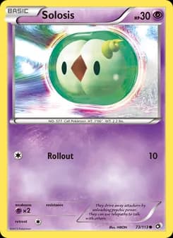Solosis card in English